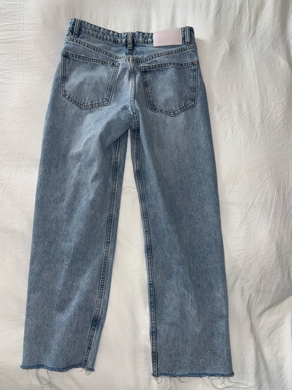Zara High Waisted Straight-Leg Women's Jeans